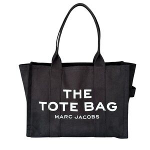 Marc Jacobs The Large Canvas Traveler Tote Bag Black